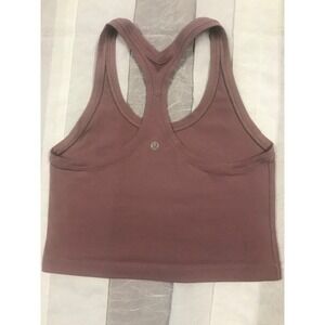 Lululemon Align Tank Top Dusty Rose Racerback Cropped Athletic Women S